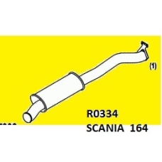 EXHAUST SCANIA 164 SERIE 4